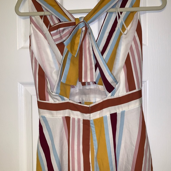 🆕Zara Striped Midi Halter Dress - Picture 4 of 6